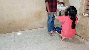 Bhabhi's thirst for cock satisfied by young plumber in steamy Indian video