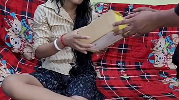 Indian sister-in-law's first time with small and big ass