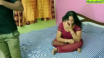 Indian housewife engages in passionate encounter with young man with small member, expressing dissatisfaction