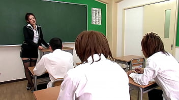 Japanese teacher seduces and performs oral sex on multiple students before engaging in a wild encounter at a hospital